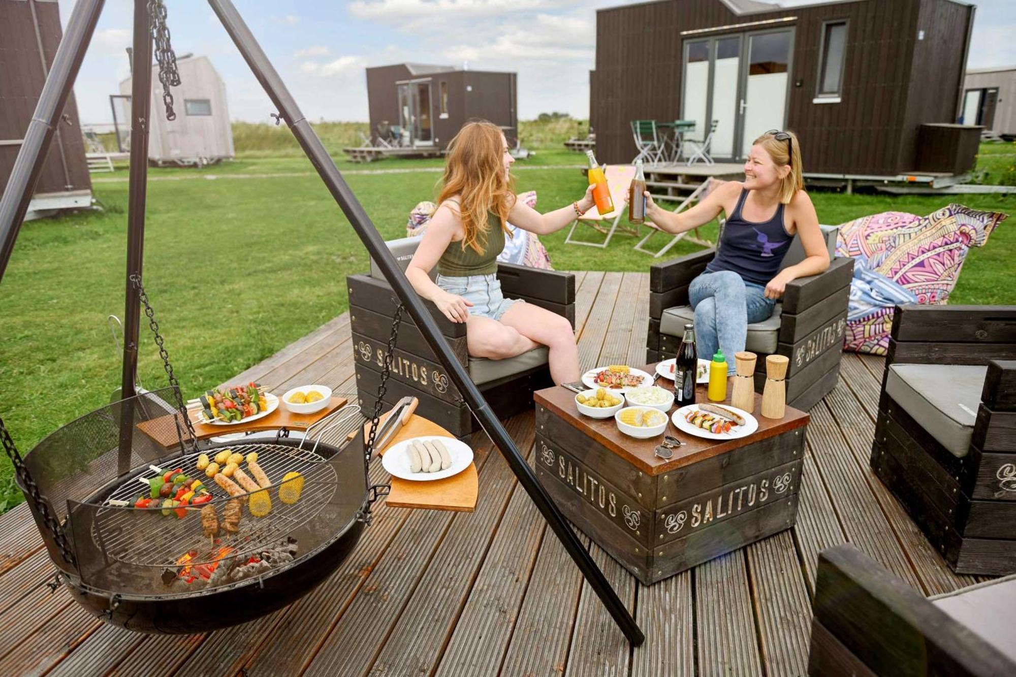 Tiny House Nature 8 Innenlage - Green Tiny Village Harlesiel Carolinensiel Eksteriør billede